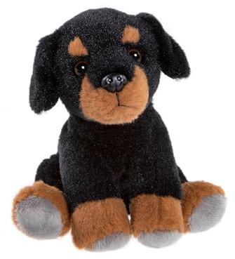Charlie Bears Cuddle Cubs Rottie Dog Plüsch-Teddy Welpen-Spielzeug Plüschtier Plüschtier Doggy Stuffed Baby Geschenk