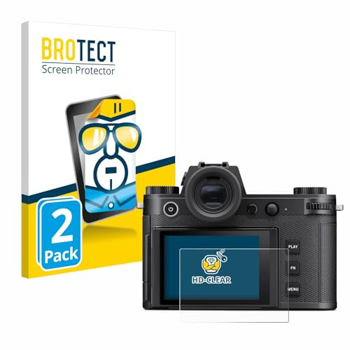 BROTECT (2 Stück Schutzfolie für Leica SL3 / SL3-S Displayschutz Folie Made in Germany, Ultra-Klar