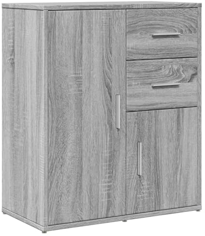 vidaXL Sideboard Grau Sonoma-Eiche 60x31x70 cm Holzwerkstoff