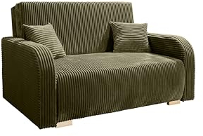 IWMAR MÖBEL LILI 2 Sofa MIT SCHLAFFUNKTION! 136x85x97 Sofa 2 Sitzer! Best Schlafsofa. Sofa mit Bettkasten. Couch Wohnzimmer. Polstermöbel. Möbel mit Schlaffunktion. Schlafsofa mit Bettkasten.
