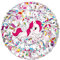 100 Stück Unicorn Vinyl Aufkleber für Wasserflaschen, Laptop, Computer, Skateboard, niedliches Aufkleber-Geschenk für Kinder, Teenager, wasserdicht