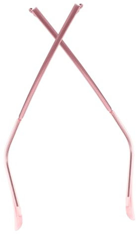 TOKIDNY 1 Paar Brillenbeine universeller Brillenbügel Brillenteile Brillenersatzbügel Brillenreparaturzubehör montitor bastelzeug Ersatzbrillenarmbeine Brillenreparaturset Metall Rosa