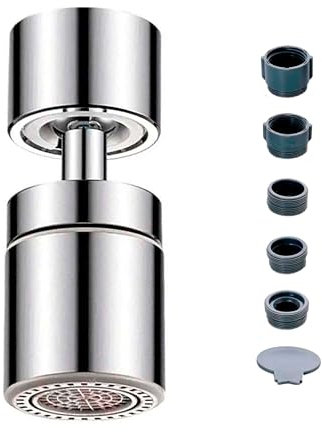 Aireador Grifo Cocina - Adaptador Grifo Cocina - Aireador Grifo Lavabo - (2 MODOS DE SALIDA DE AGUA 720º)