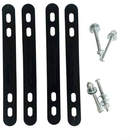 Robuster Fahrradkorb-Adapter für E-Bikes und Mountainbikes, Stahlkonstruktion (Silber)
