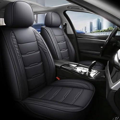 BAITUB Autositzbezüge für Renaul Kangoo Leder Sitzbezüge Auto Set Komplettset Autositzschoner Sitzschoner Auto kompatibel mit Seitenairbags