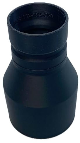 Maker Fixer Male Dust Extraction Adaptor Compatible with DeWalt AirLock, 25mm-100mm OD Outer Diameter, Various Sizes (Male OD 63mm (2.5))