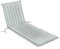 TIENDA EURASIA - Cojin Tumbona Exterior | Impermeable | 185x55x4 cm | Repelente al Agua | Funda de Tela Impermeable | Relleno de Algodón y Poliéster | 2 Cordones a Cada Lado (Rayas Verde)