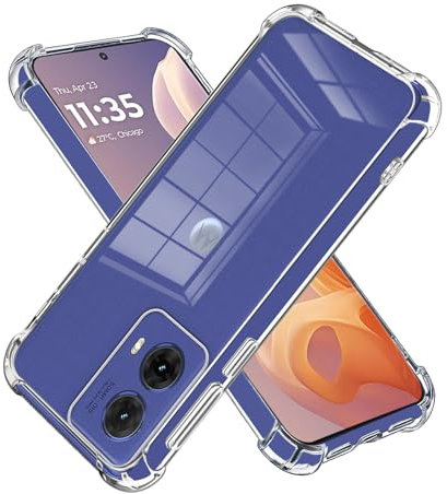 LYZXMY Coque pour Motorola Moto G85 5G Housse, étui en Silicone Souple TPU Anti-Rayures Anti-Collision Clear Cover