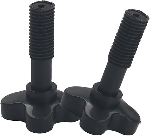 2Pcs Black M12 Plastic Fixing Screw Knob Canopies Garden Swing Fittings to Attach Canopy Frame to Swing Frame, Hanging Garden Furniture Accessories