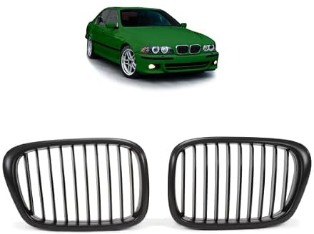 Sportgrill passend für BMW 5er E39 95-03/Matt, schwarz