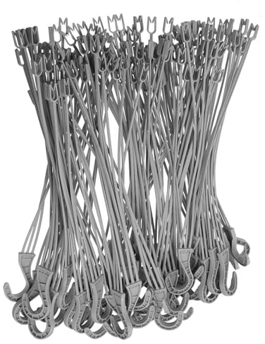 Roleader Supports Suspendus pour Pots de Fleurs 40Cm Lot 30 Crochets Antirouille Usage Jardinage Plantes Tombantes Intérieur Extérieur