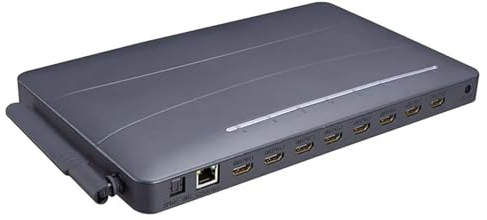 XIPSBJWF Reproductor de Video Multimedia HD 4K 8 vías, Compatible con HDMI, Reproductor Disco Duro for TV 4, Pulgadas, Caja fácil de operar