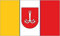 Fahne/Flagge Ukraine - Odessa 90 x 150 cm