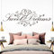 Grandora Wandtattoo Spruch Sweet Dreams I braun (BxH) 110 x 41 cm I Schlafzimmer süße Träume selbstklebend Sticker Aufkleber Wandaufkleber Wandsticker W718