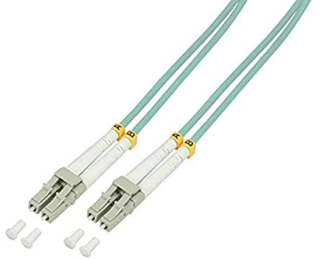 LogiLink FP3LC01 LC-LC OM3 50/125µ Fiber Optic Cable, 1 Meter Length