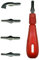Major Brushes Lino Cutting Handle Tool & 5 Assorted Cutter Blades Nibs Set