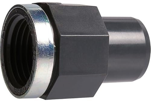 Raccord PVC pression noir droit - F 1 - Ø 40 mm - Girpi