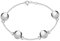 Tuscany Silver Damen Erbskette Armband Sterling Silber 8mm Ball 19cm/7.5zoll