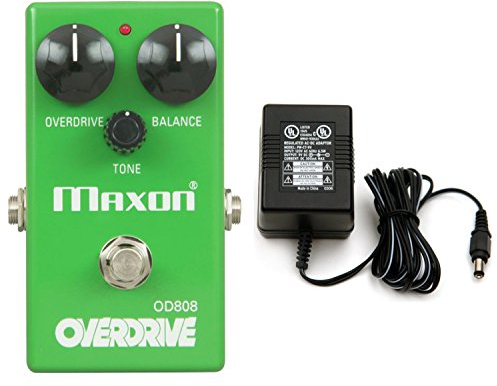 MAXON OD-808 Overrive Booster mit Pedal für Gitarren Tube SCREAMER