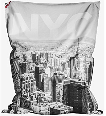 SITTING POINT only by MAGMA Sitzsack Brava Big Bag NYC 130x170cm schwarz