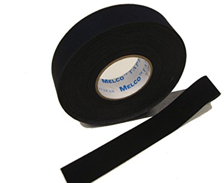 Nahtabdichtungsband Melco T-5000 - Heißschmelzkleber Neoprenanzug/Scuba Tape - 5 Meter - gelten mit Bügeleisen (schwarz, 25 mm Breite)