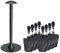 Platinum AeroCover Sandbags & Support Pole Set | Heavy Duty Cover Support Anti Pooling | Outdoor Furniture Secure System | Waterproof Pole And Set of 8 Weigh Down Sand Bag Covers (Empty)