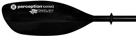 Perception Outlaw 3-teiliges Kajak-Paddel | SUP - Kajak Cabrio | Nylonklinge | Aluminiumschaft (229,9 cm)