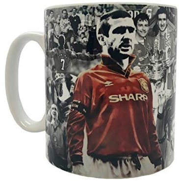 fan originals Manchester Football Legends of United Eric Cantona Ceramic Mug Red