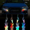 TOMALL 4 Stück 29 cm Reflektierende Aufkleber Auto Vinyl Racing Racing Flamme Streifen Aufkleber Golfwagen ATV Motorrad Fahrrad Skateboard Laptop DIY Dekoration (Farbverlauf)