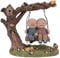 Housoutil Couple Grandpa/Grandma Statue Ornaments, Resin Craft On Table/Balcony, Couple Statues and Figurines Decor