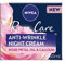 NIVEA Rose Care Anti-Wrinkle Night Cream (50ml), Anti-Wrinkle Face Cream with Nourishing and Skin Firming Properties Made with Rose Petal Oil, Calcium, and Creatine