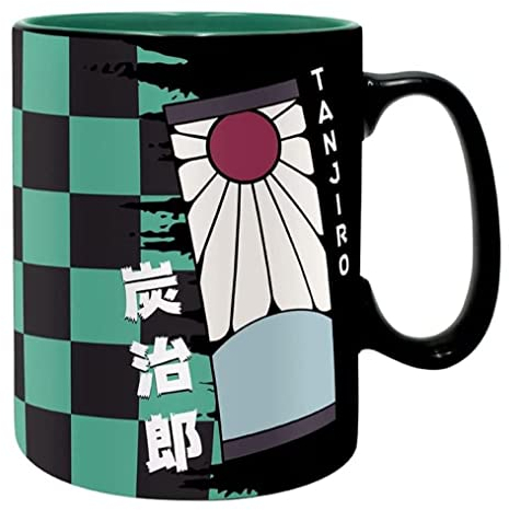 ABYSTYLE - DEMON SLAYER Mug Tanjiro Boucle d'Oreille Grand Contenant