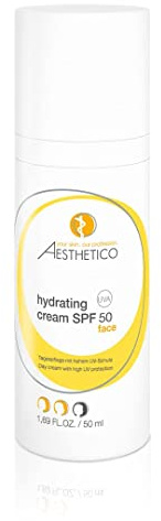 AESTHETICO Hydrating Cream SPF 50 Tagespflege, 5 x 50 ml