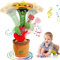 Sunshine Smile Juguete de cactus: Hablando, Juguete de peluche, Hablando, Bailando, Grabación Aprender a Hablar Muñeca de Peluche