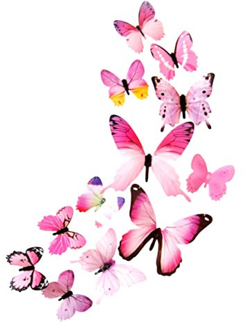 OSALADI 12st Auto-dekor Kinderzimmer Tapete Spiegel Autofensteraufkleber Tier-aufkleber Abziehen Und Aufkleben Kühlschrank Aufkleber Applikationen Verzierungen 3d Fernsehen Klebrig