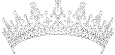 Damen Mädchen Prinzessin Elegante mit Kämmen Damen Stirnbänder Braut Hochzeit Abschlussball Geburtstag Stirnband Wandern Herren (WH1, One Size)