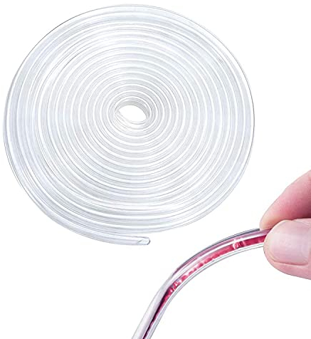 MIFANI Automobile rubber seal strip Transparent U-Shape Car Door Protectors Edge Guards, Protector Strip Edge Guard Trim Seal Fit for Most Car,Length 5 meters (Size : Length 13 meters)