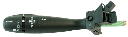 Commodo compatible con Berlingo 1, C2, C3, C4, C5, C8, Xsara, Xsara Picasso, Peugeot 206, 207, 307, 406, 407, 807 y Partner (1996-2004) con antiniebla delantera y trasera | 96477533XT
