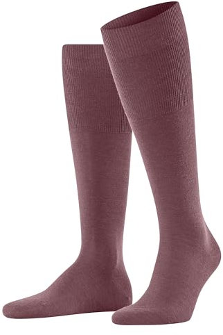FALKE Airport M Kh laine coton unies 1 paire, Chaussettes longues Homme, Rose Roan Rouge 8936, 45-46