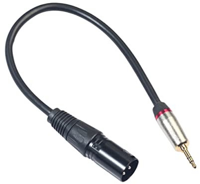 Toyvian Xlr-adapter Stecker Auf Buchse Xlr-adapter 3,5 Mm 3,5-mm-zu-xlr-adapter 3,5-mm-zu-xlr-kabel Männlich Zu Weiblich Mikrofon