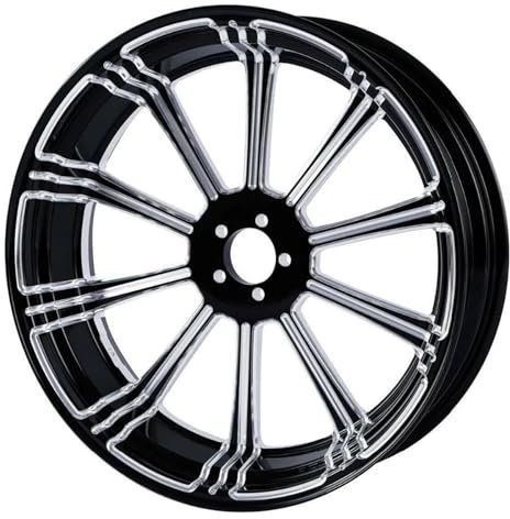 Motorradzubehör Für Harley Für Touring Für Road King Für Street Glide Ohne ABS 2008–2020 Motorrad 18'' X 5,5'' Hinterradfelgennaben Motorrad Vorderrad-Hinterradnabe(Size:D)
