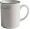 Taza de café de cerámica, Taza de café de porcelana de 350 ml de alto, tazas de leche lisas blancas de 11,83 oz Tazas de con asa Tazas de cacao Tazas de té Taza de bebidas mixtas for decoración de coc