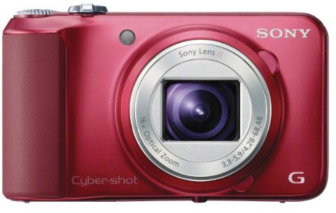 Sony Cyber-shot DSC-H90 Digital Camera 16.1 MP with 16x Optical Zoom and 3.0-Inch LCD Red (Renewed)