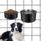 YECERCAN No Spill Water Bowl for Dogs, Sturdy Stainless Steel Dog Dishes 2 Pack with Dog Bowl Holder Hanging on Pet Cage Kennel Crate, Detachable Metal Food/Water Bowl Set for Medium/Large Dogs