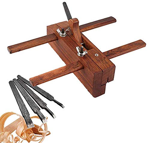 Rabot à feuillure réglable avec 5 lames pour artisans du bois