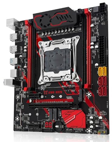 SHANGZHAOYUAN Scheda madre X99 RS9 Intel LGA 2011-V3 per processori Xeon E5 V3/V4 e Core i7 di 5./6a Gen, DDR4 max. 128GB, SATA 3.0, Gigabit LAN, WiFi M.2, NVME M.2