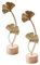 Kaizuca 2 Stück Ginkgoblatt Deko, Kreative Wohnaccessoires, Tischdeko oder Skulpturen für Wohnzimmer, Flur, Schlafzimmer, Regal, Schreibtisch oder Büro