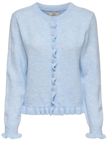 JDY Damen Jdyletty L/S On Frill Cardigan KNT Noos Jdyletty L/S On Frill Cardigan KNT Noos (1er Pack)