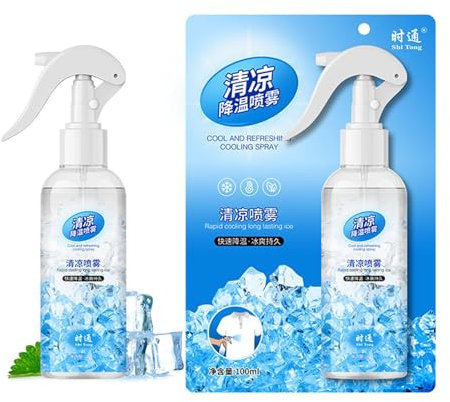 Spray rinfrescante – Spray rinfrescante estivo | Spray lenitivo e protettivo da 100 ml | Spray rinfrescante per il corpo | mantiene fresco al caldo con questa rinfrescante | di