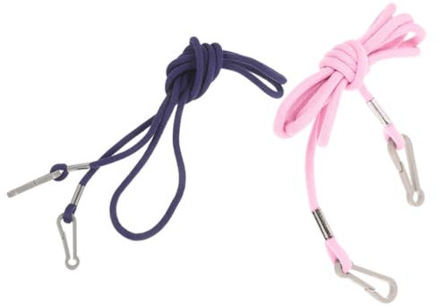 ZUNOXAZ 2pièces Clips Élastiques pour Attaches pour Mitaines Garçon Fille Cordons Antidérapants pour Maintenir Les Hiver Suspendus Au Cou Assortis